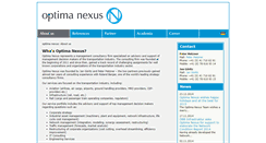 Desktop Screenshot of optima-nexus.com